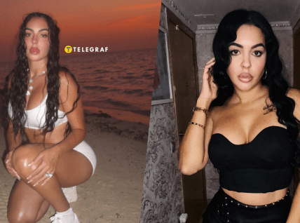 Джорджина Родригес (слева) и Виктория