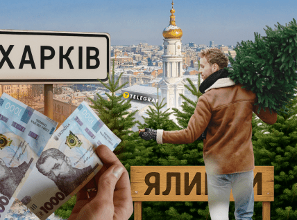 Новогодние елки в Харькове