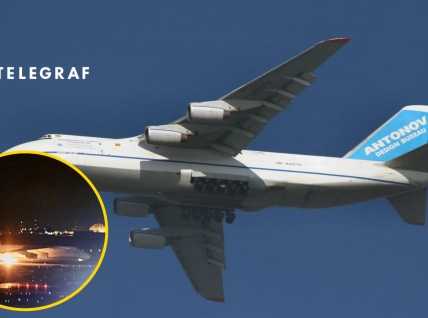 Ан-124 «Руслан» начал гореть при посадке в аэропорту