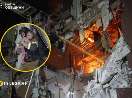 Из поврежденного дома спасли малыша