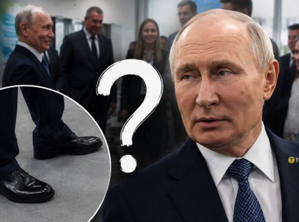 Глава страны-агрессора пытается выглядеть выше, чем на самом деле