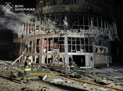 Сгоревшая часть дома