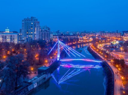 Мост влюбленных в Харькове