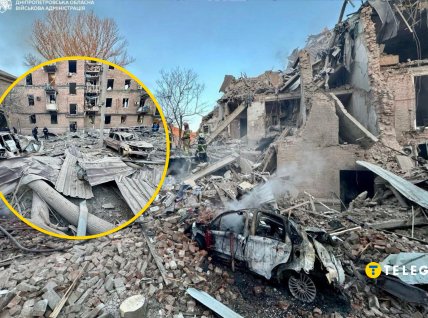Разрушения в Днепре