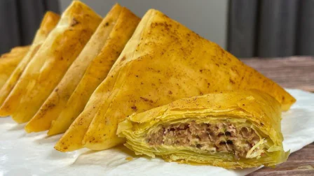 Пирожки из теста фило (видео)