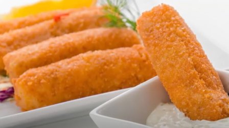 Крабовые палочки в кляре (видео)