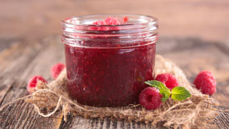 "Ленивое" малиновое варенье (простой рецепт)