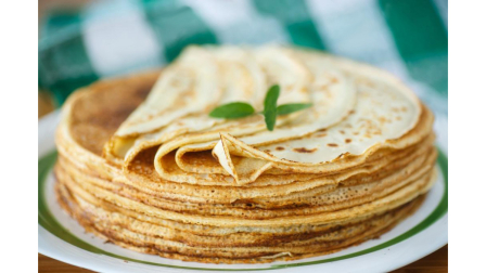 Млинці на кокосовому молоці (відео)