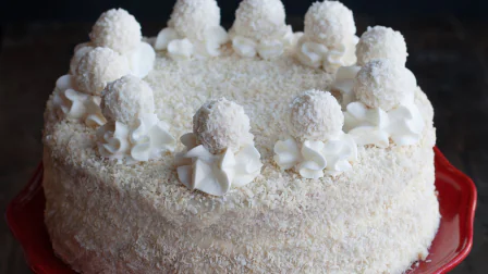 Новогодний торт "Снежная королева": рецепт с фото