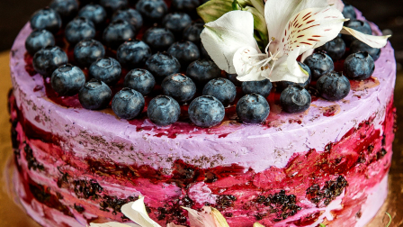 Чорничний мус для торта (відео)