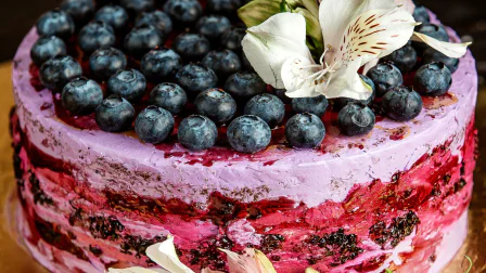 Чорничний мус для торта (відео)