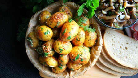 Молода картопля у духовці (відео)