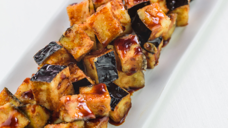 Хрустящие баклажаны, жареные по-китайски