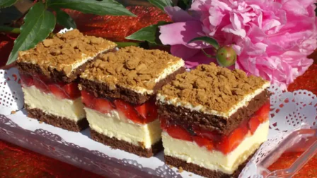 Сырник с пудингом