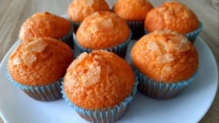 Кексы на фруктовом йогурте (видео)