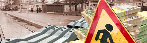 На ремонт улицы Кирилловской потратили миллионы гривен. Фото Коллаж "Телеграфа"