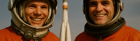 Двое первых: Гагарин и Каденюк