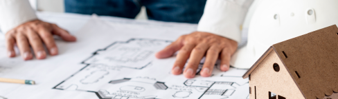 Схему дома представляет архитектор или проектировщик