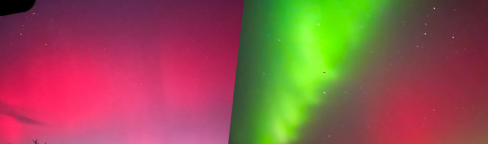 Северное сияние в Украине