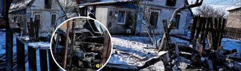 Последствия обстрела Киевщины 5 января