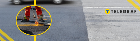 Новый асфальт уложили в столице Украины