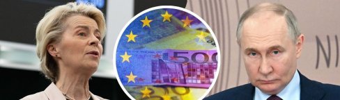 Урсула фон дер Ляен и Владимир Путин