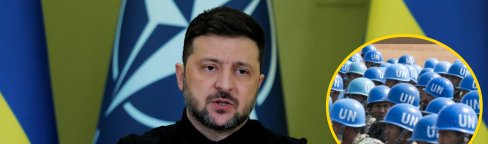 Владимир Зеленский, миротворцы