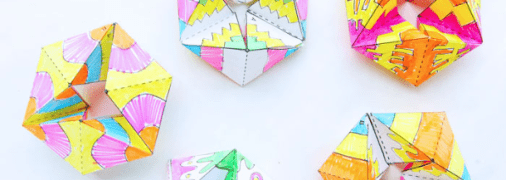 Флексагон: бумажная игрушка-калейдоскоп своими руками