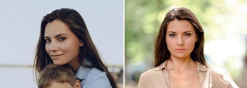 Антонина Хижняк с сыном