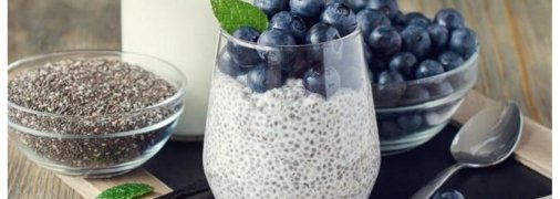 Десерт з крем-сиру та чіа