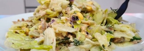 Постный салат из пекинки и свеклы