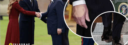 Як Трамп виглядав під час візиту у Британію