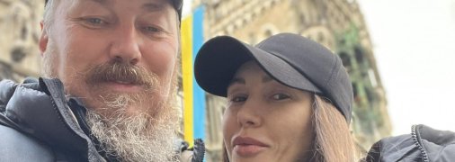 Роберт "Мадяр" Бровди с женой Натальей