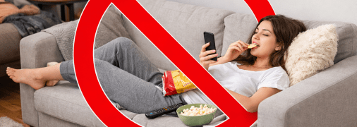 Девушка бездельничает