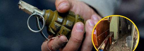 Мужчина бросил гарнату в сестру