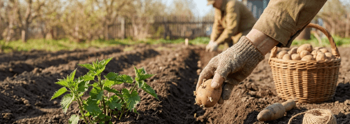 Правильно посадить картофель поможет... крапива, гласит народная примета
