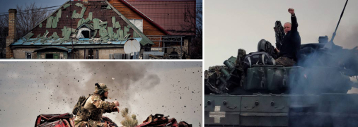 Украинские защитники очень приветливы и охотно демонстрируют свои умения воевать