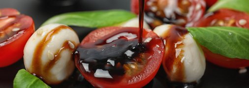 Бальзамический уксус и глазурь