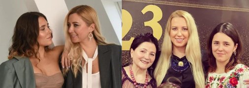 Тоня Матвієнко, її донька Уляна і Ніна Матвієнко