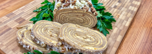 Вкусный и красивый рулет