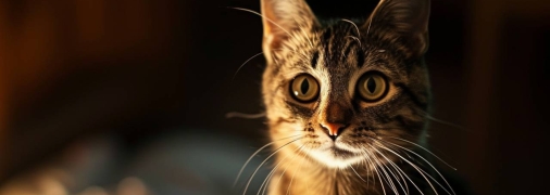 Кішки як детектори паранормальної активності (фото створене з допомогою ШІ)