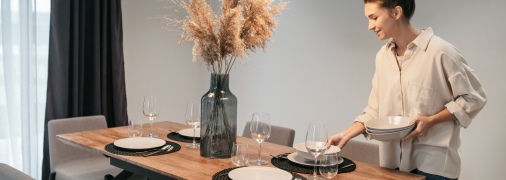Сервірування столу до обіду обов’язково включає серветки