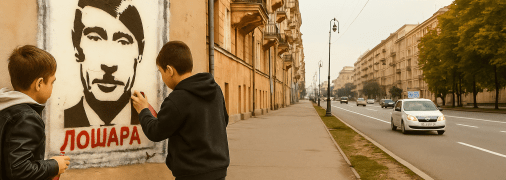 Граффити с Путиным