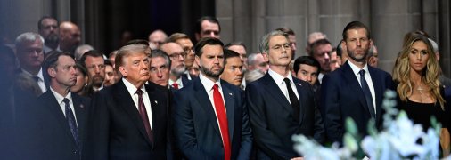 Трамп и Джей Ди Вэнс присутствовали на похоронах сенатора Грэма