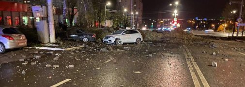 На місці вибуху у Білгороді