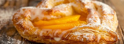 Эти слойки получаются очень ароматными и вкусными (изображение создано с помощью ИИ)