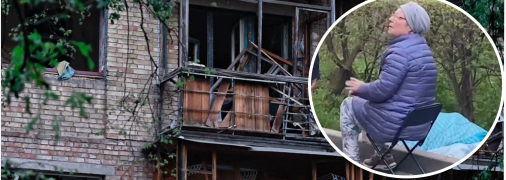 Після ракетної атаки на Київ жінка біля трупа матері розповіла про свій біль (важкі кадри)