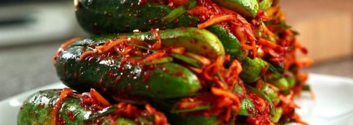 Корейская кухня: кимчи из огурцов