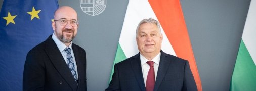 Шарль Мішель та Віктор Орбан