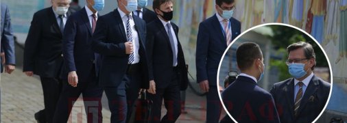 На улицах Киева встретили итальянского министра: эксклюзивные фото